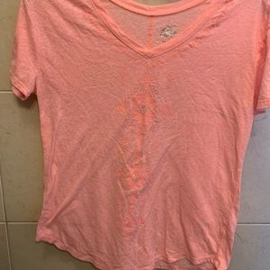 Girls justice pink top